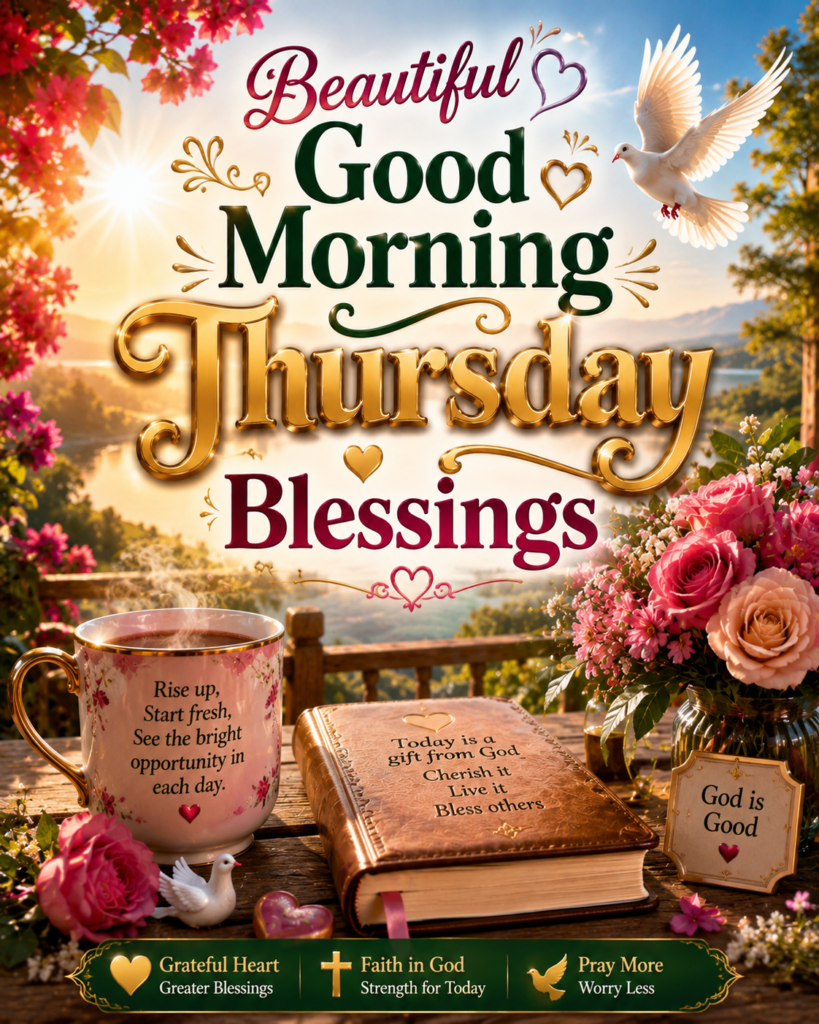 Beautiful Good Morning Thursday Blessings