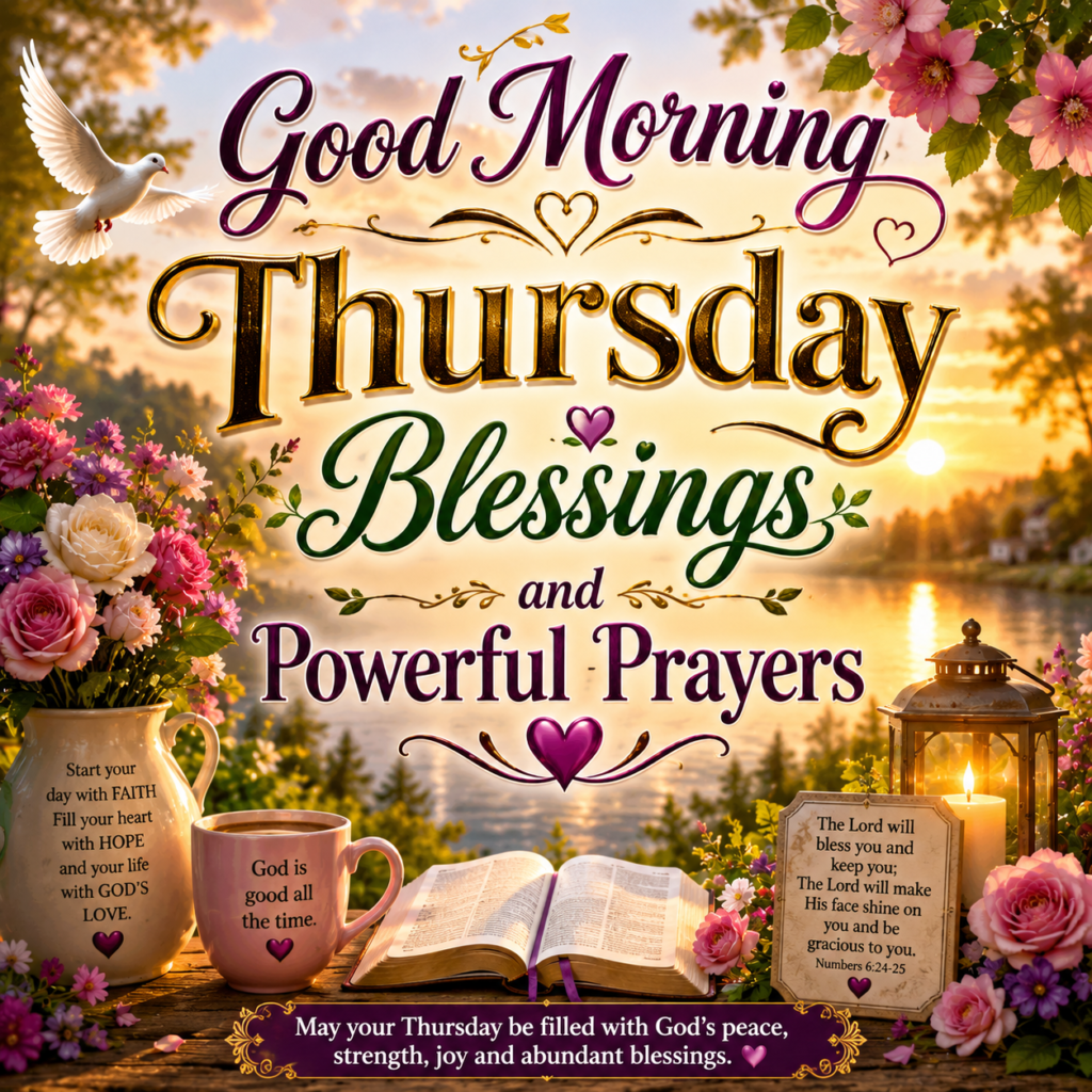 Good Morning Thursday Blessings and Powerful Prayers