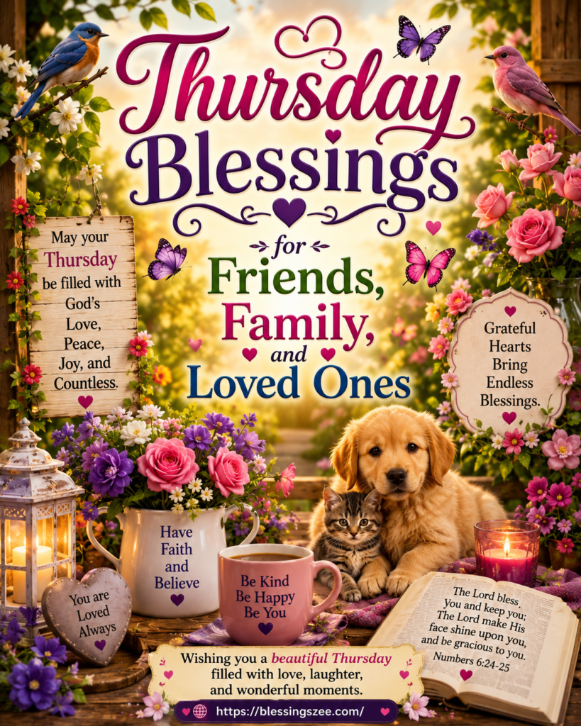 Thursday Blessings for Friends, Family, and Loved Ones