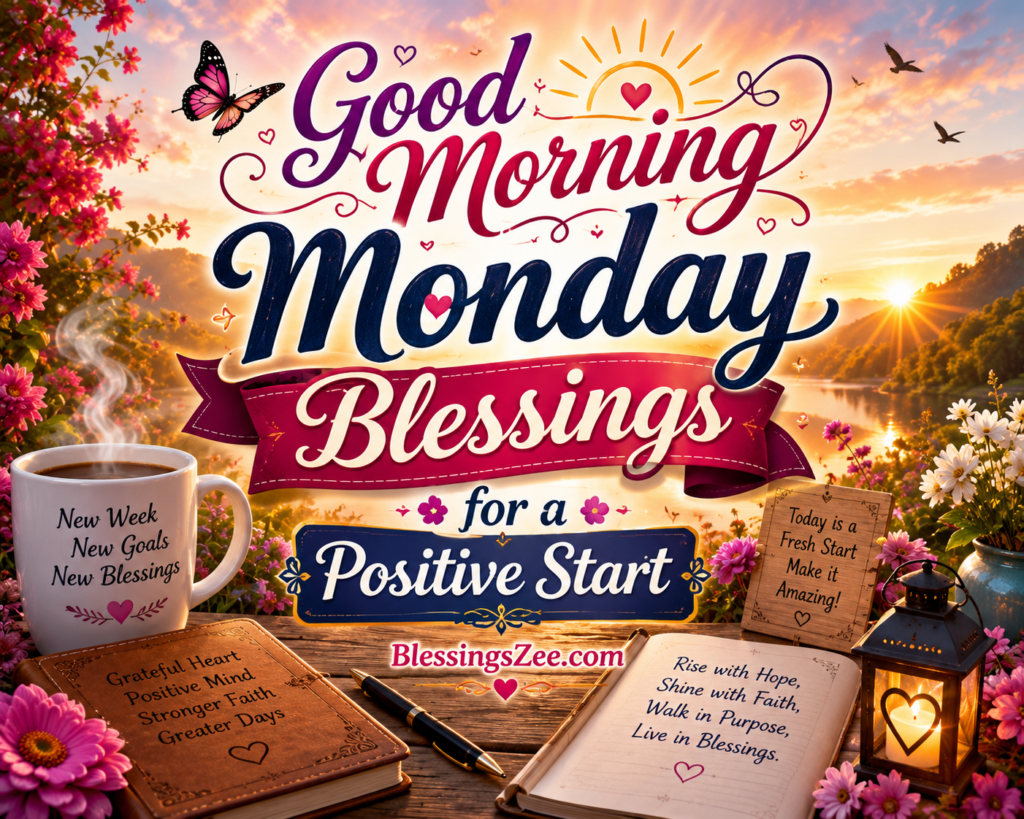 Good Morning Monday Blessings for a Positive Start
