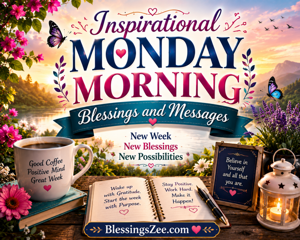 Inspirational Monday Morning Blessings and Messages