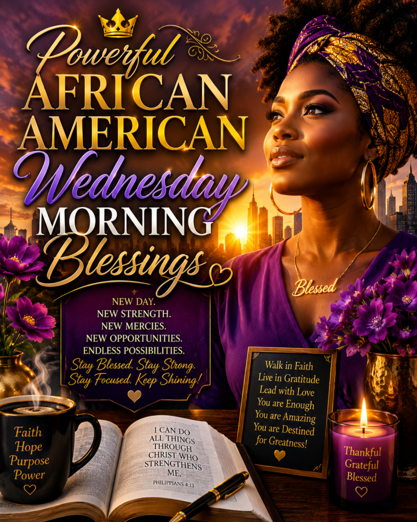 Powerful African American Wednesday Morning Blessings