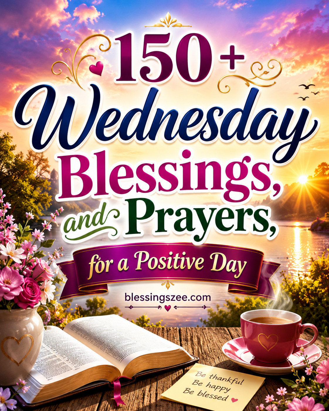 150+ Wednesday Blessings, and Prayers, for a Positive Day