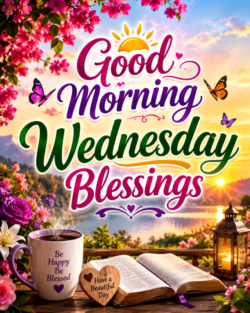 Good Morning Wednesday Blessings