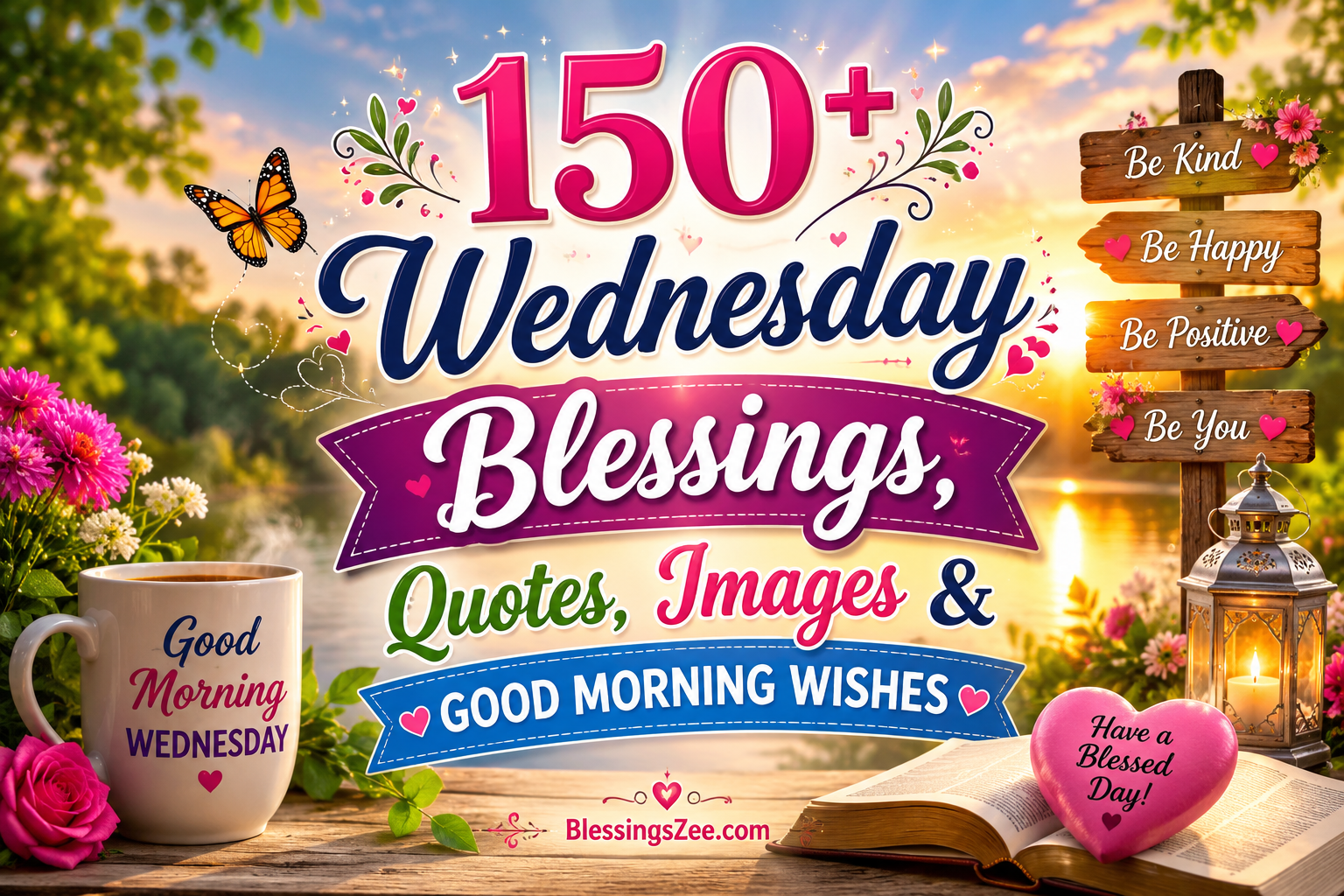 150+ Wednesday Blessings, Quotes, Images & Good Morning Wishes