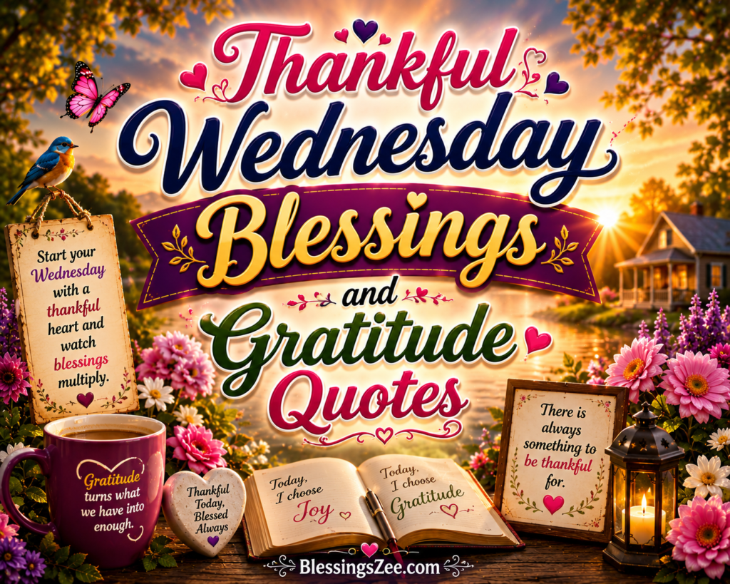 Thankful Wednesday Blessings and Gratitude Quotes