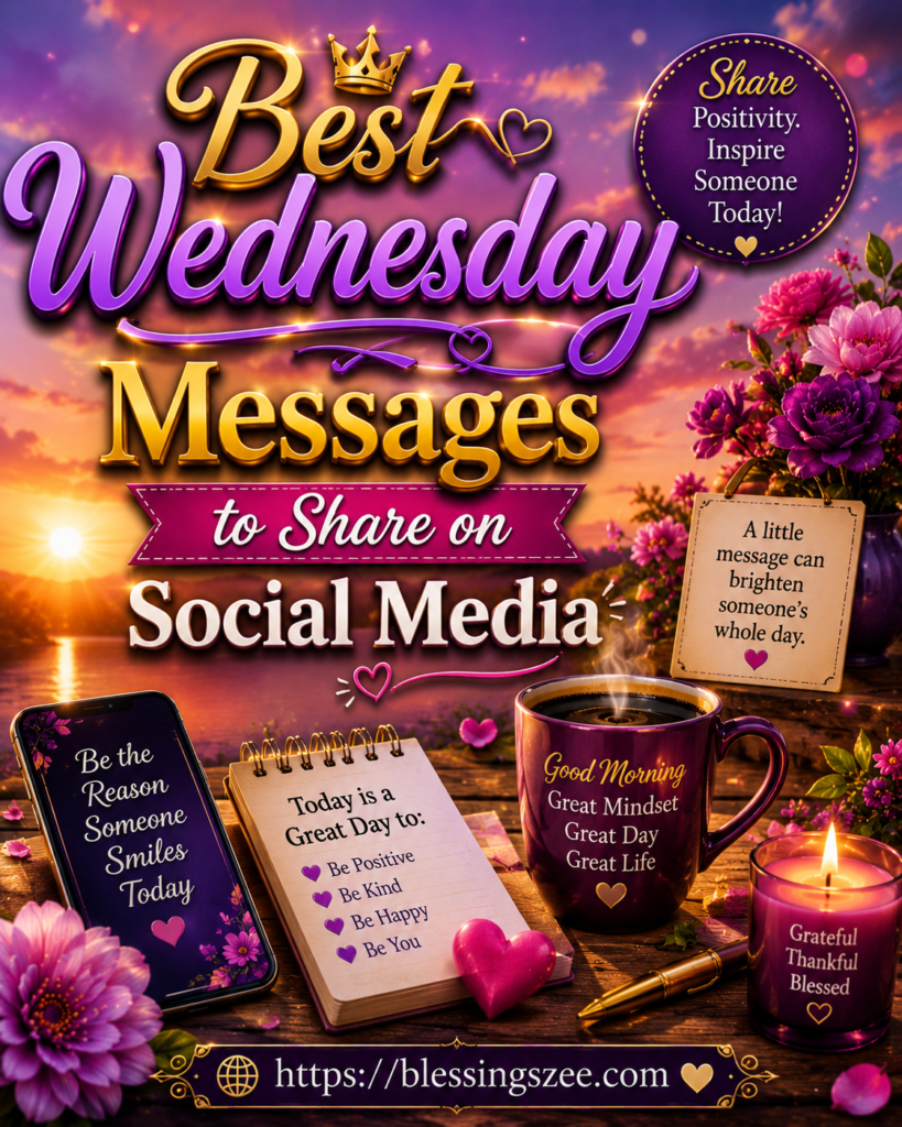 Best Wednesday Messages to Share on Social Media