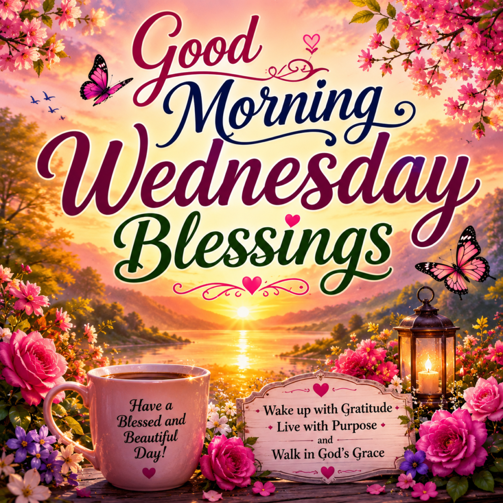 Good Morning Wednesday Blessings