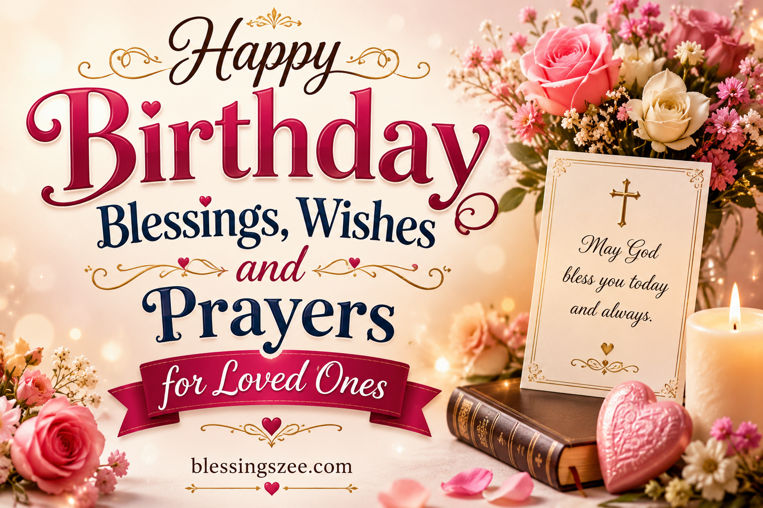 Happy Birthday Blessings, Wishes and Prayers for Loved Ones