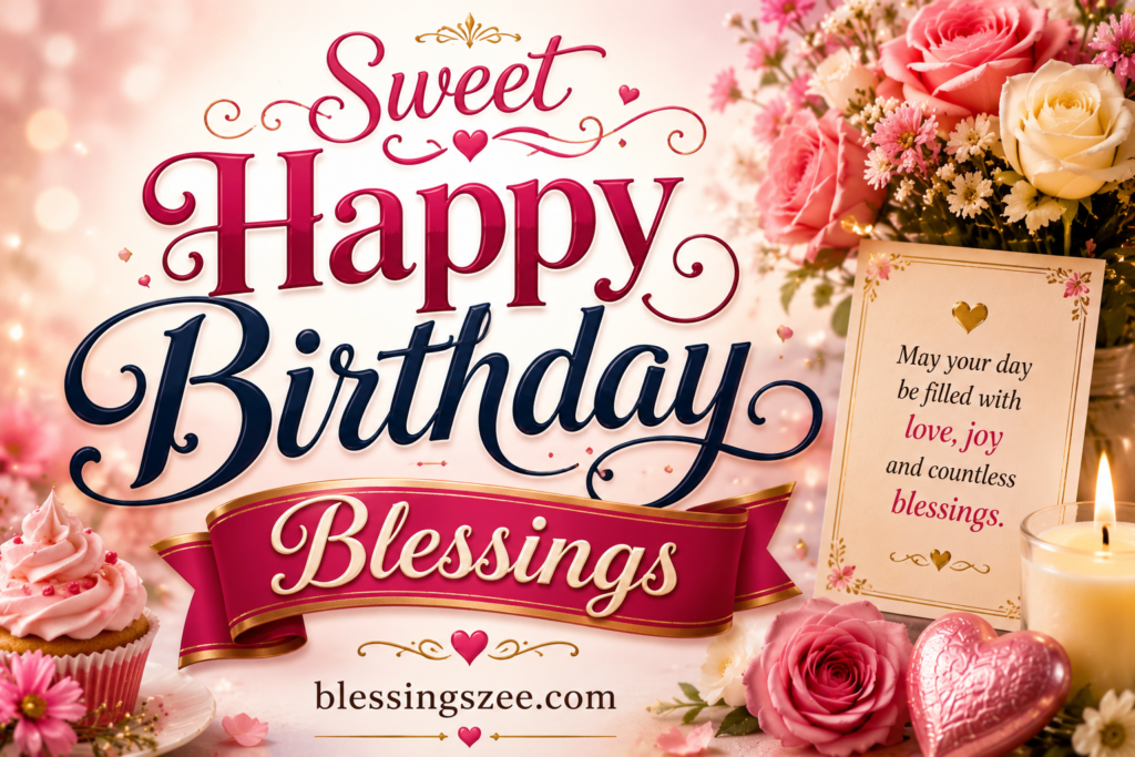 Sweet Happy Birthday Blessings
