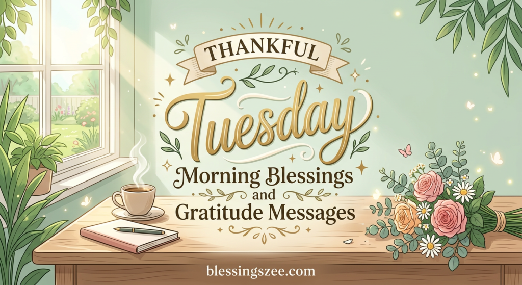 Thankful Tuesday Morning Blessings and Gratitude Messages