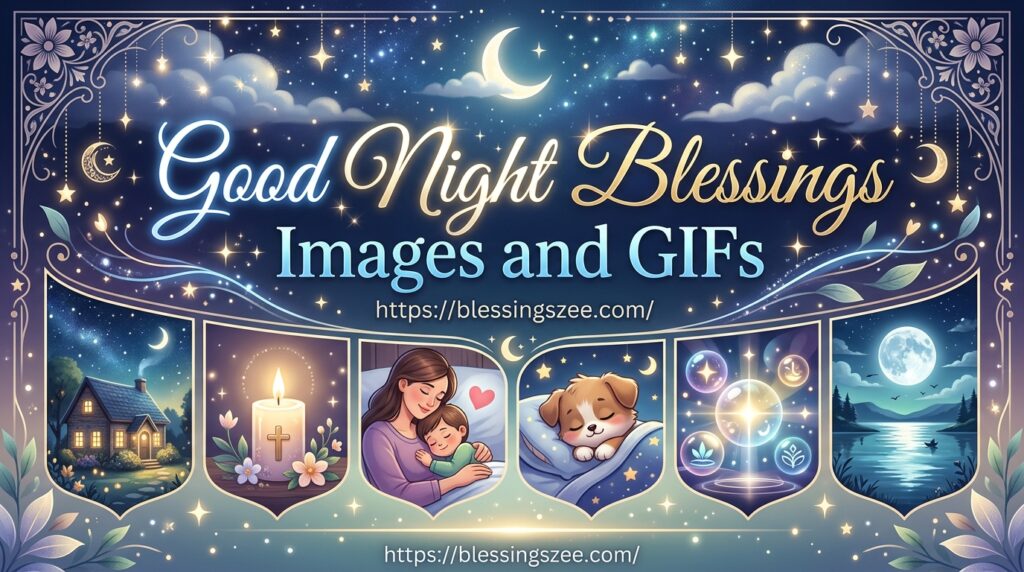 Good Night Blessings Images and GIFs