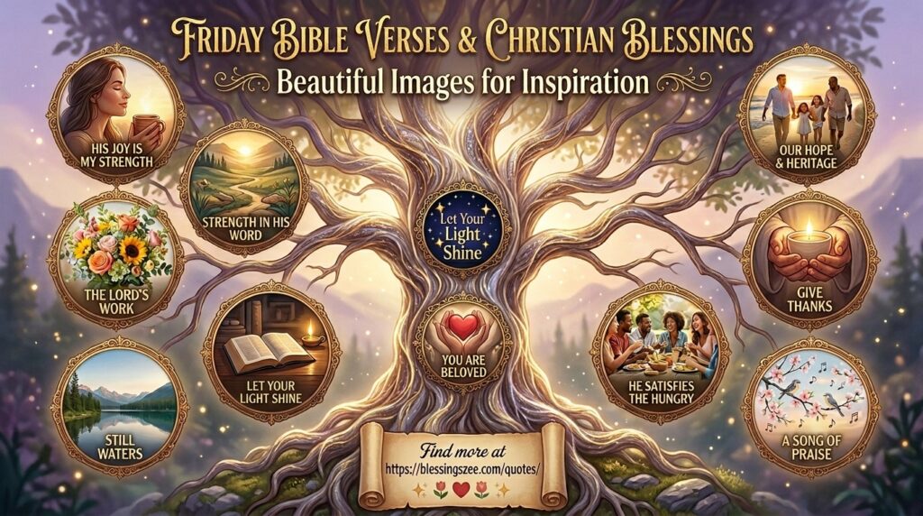 Friday Bible Verses and Christian Blessings