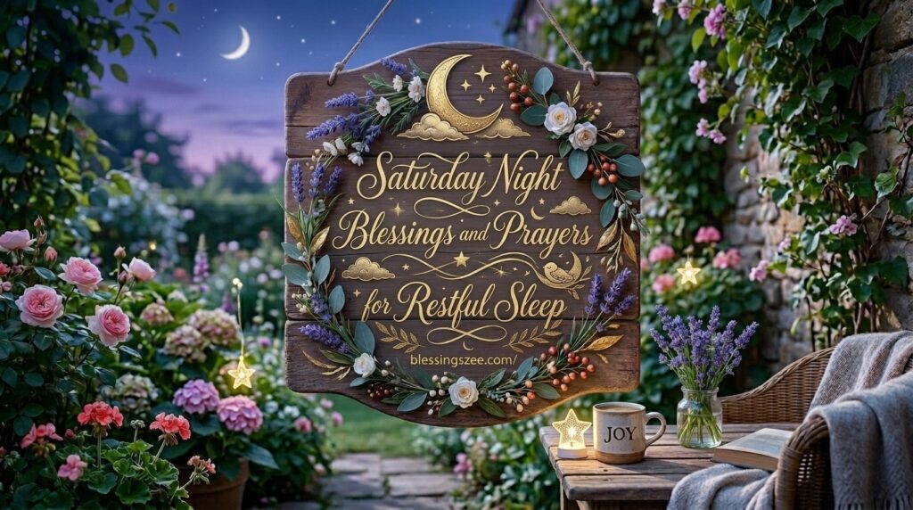 Saturday Night Blessings and Prayers for Restful Sleep