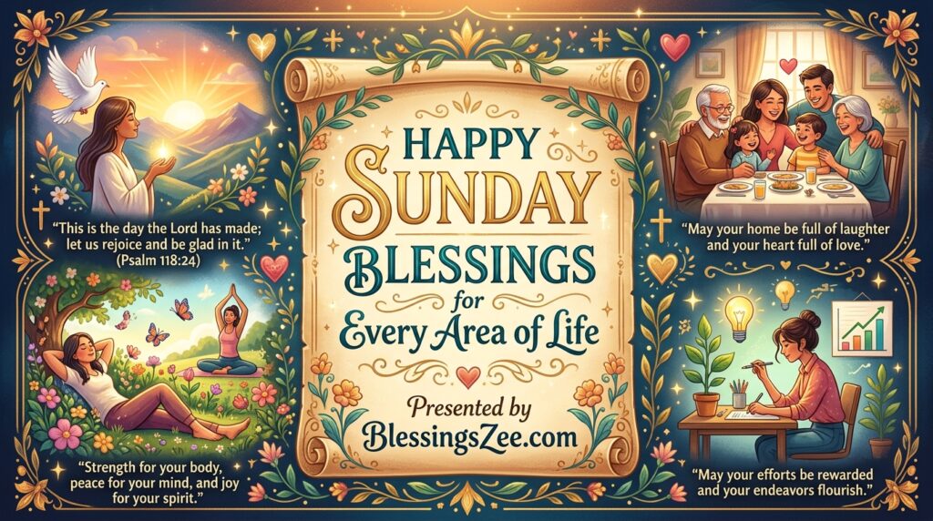 Happy Sunday Blessings for Every Area of Life