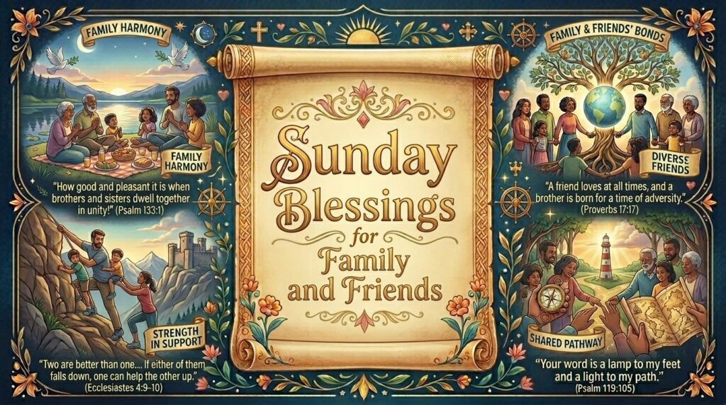 Sunday Blessings for Family and Friends