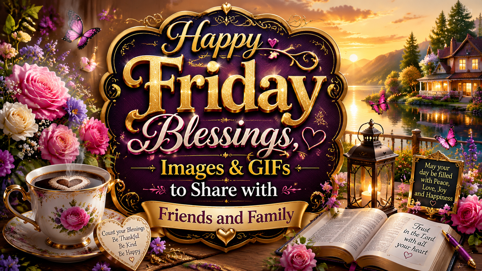 Happy Friday Blessings, Images & GIFs to Share with Friends and Family