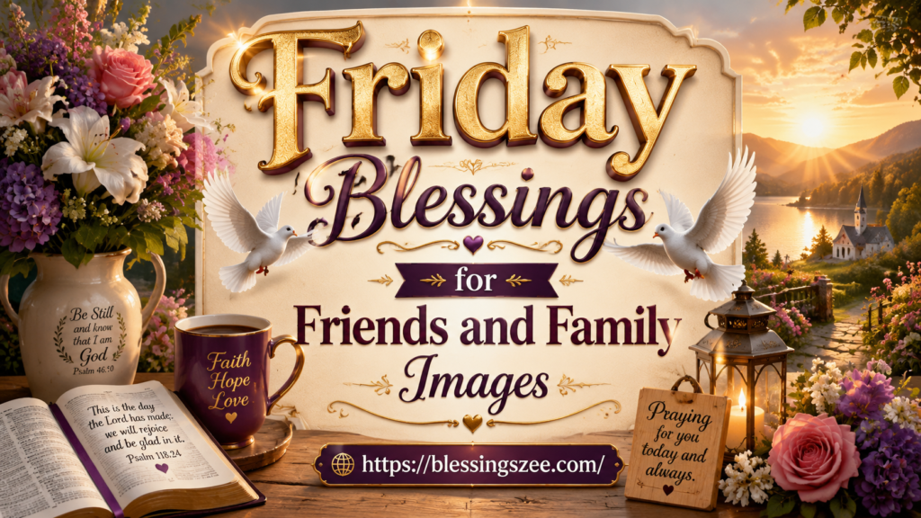 Friday Blessings for Friends and Family Images
