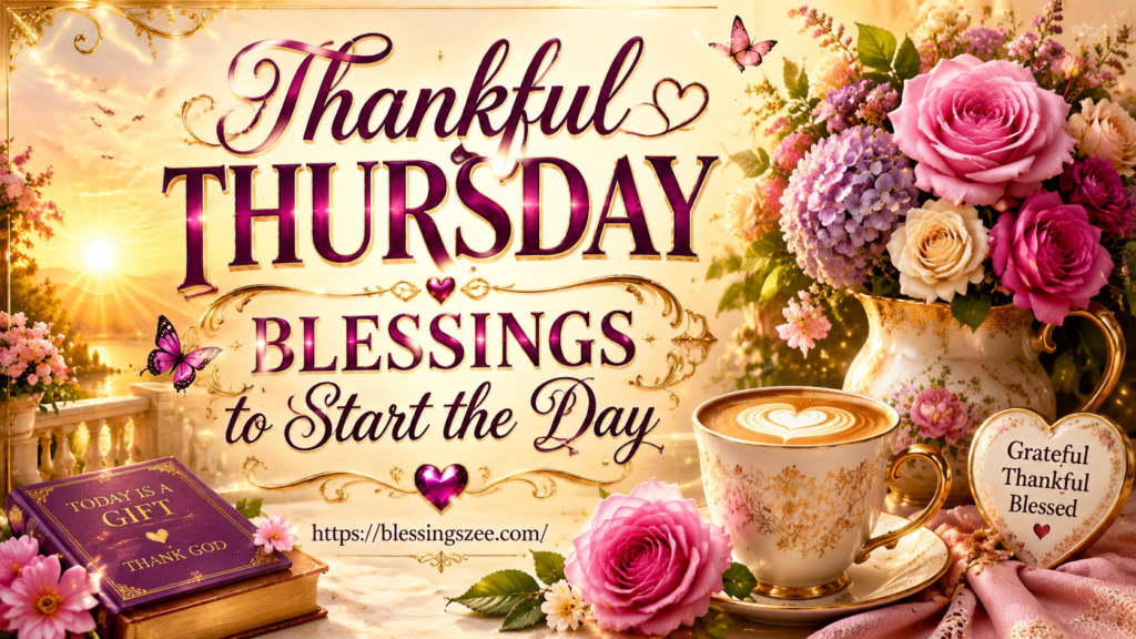 Thankful Thursday Blessings to Start the Day