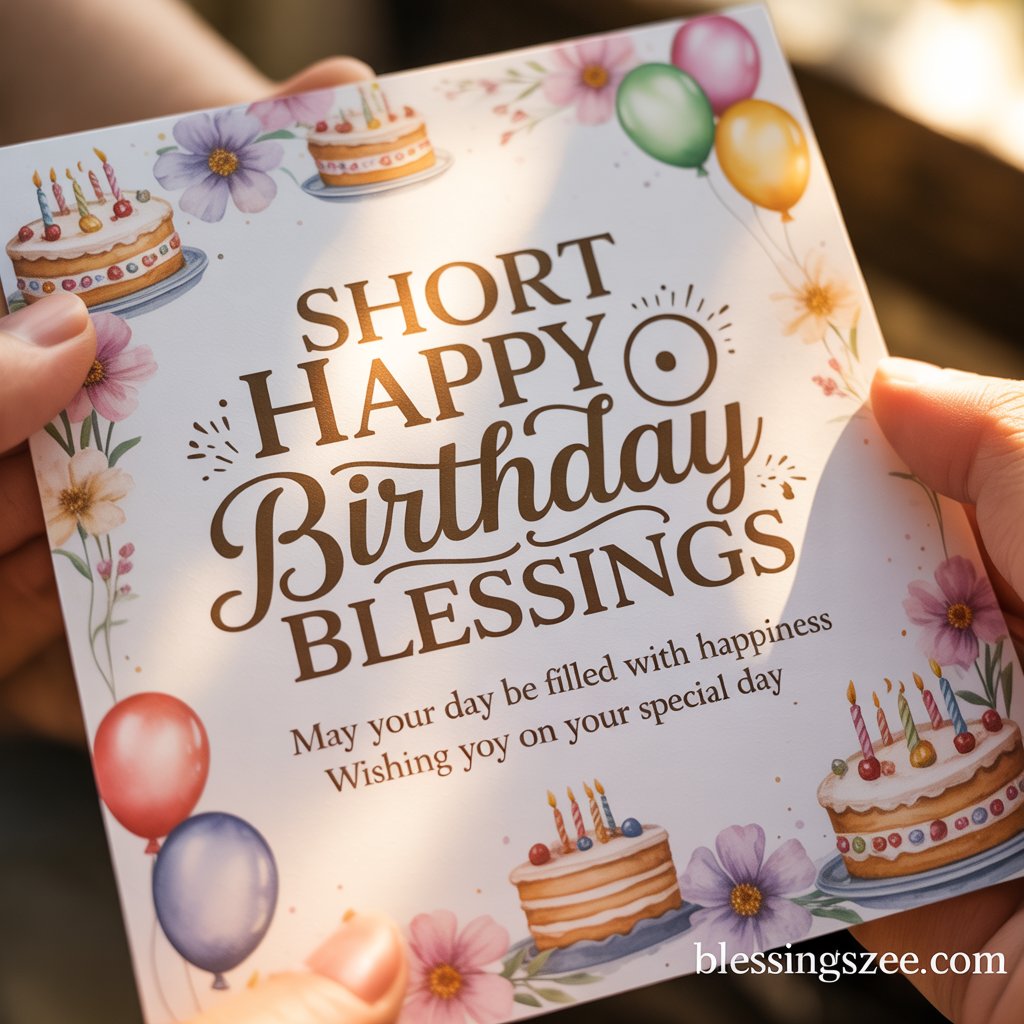 Short Happy Birthday Blessings