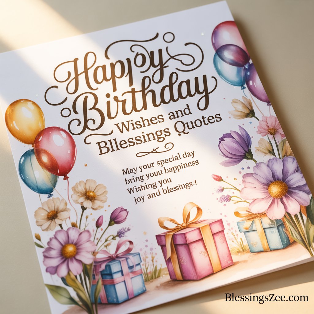 Happy Birthday Wishes and Blessings Quotes