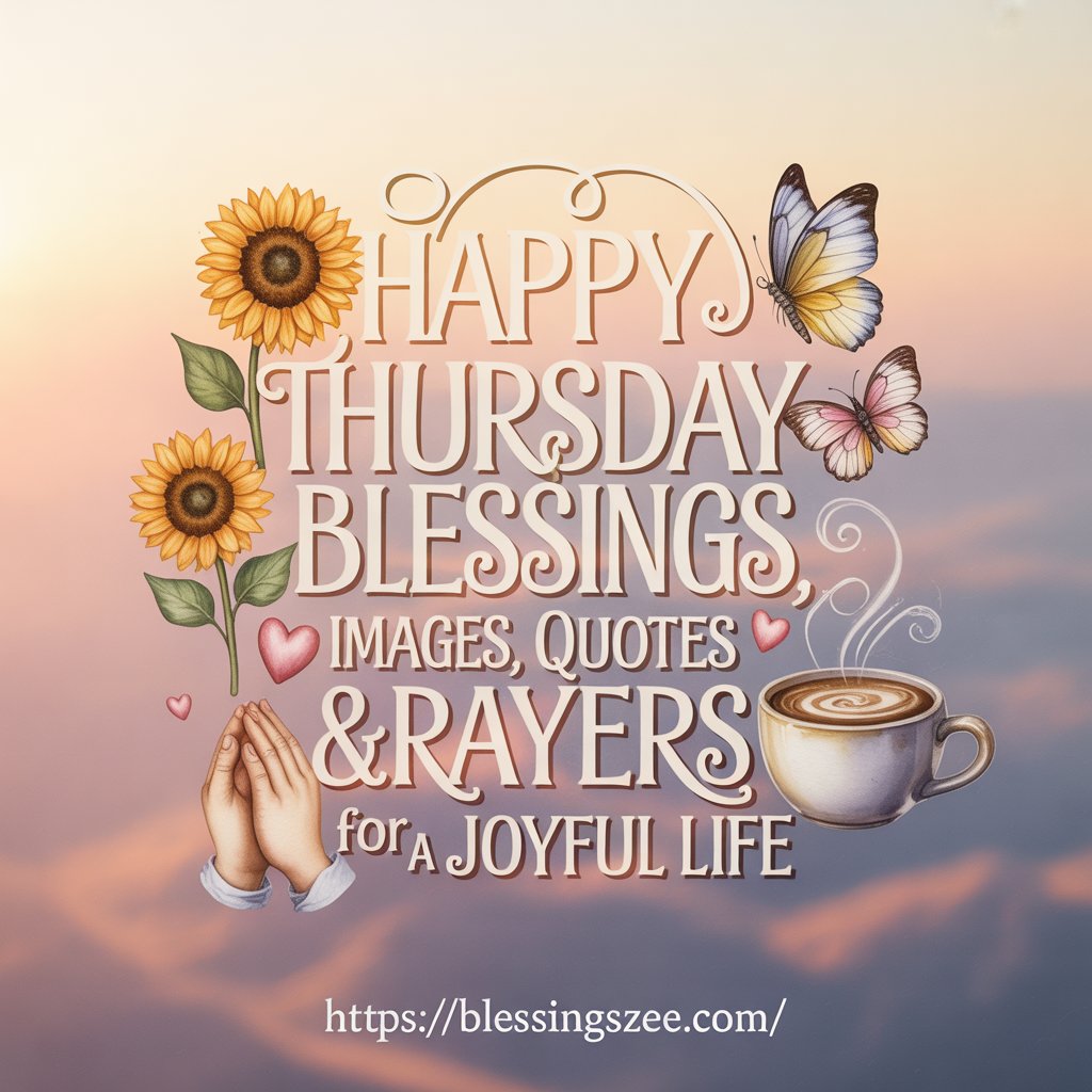 Happy Thursday Blessings, Images, Quotes & Prayers for a Joyful Life