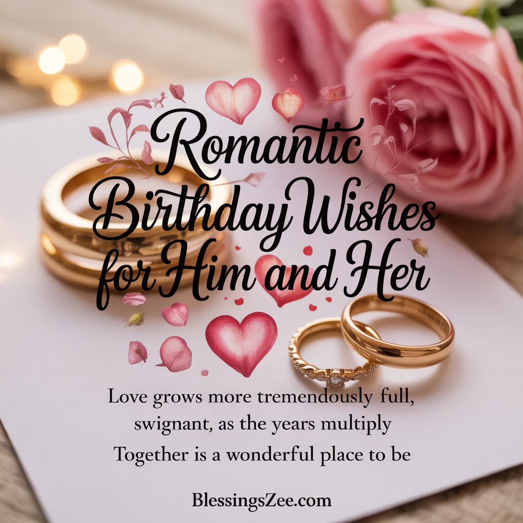 Romantic Birthday Wishes for Him and Her