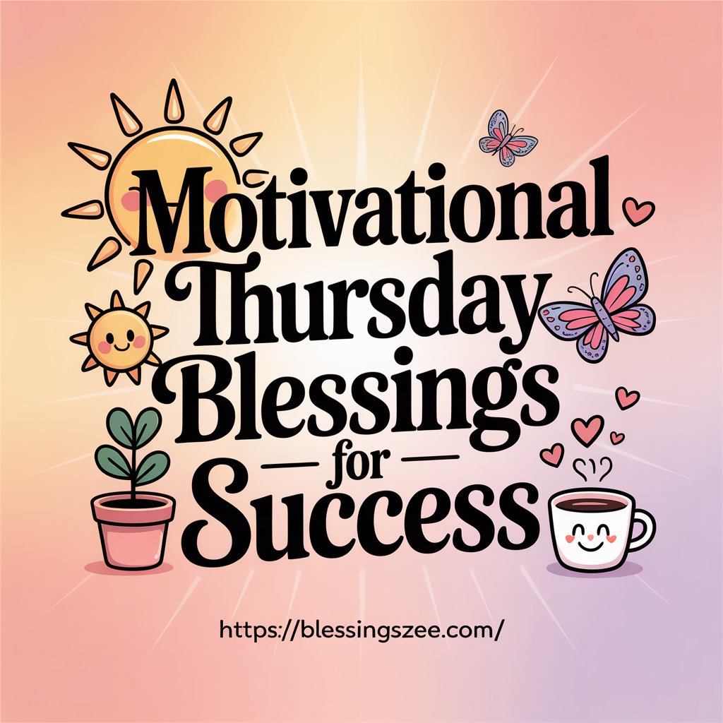 Motivational Thursday Blessings for Success
