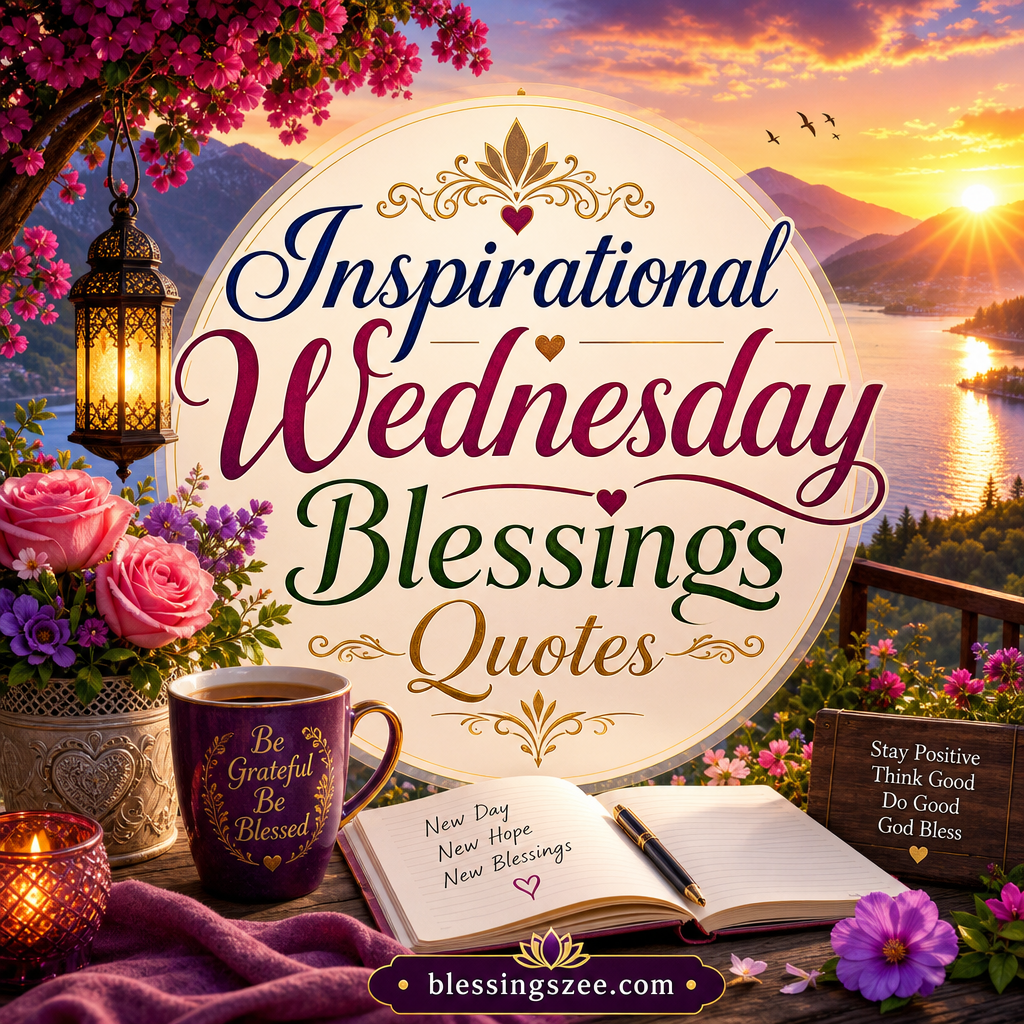 Inspirational Wednesday Blessings Quotes