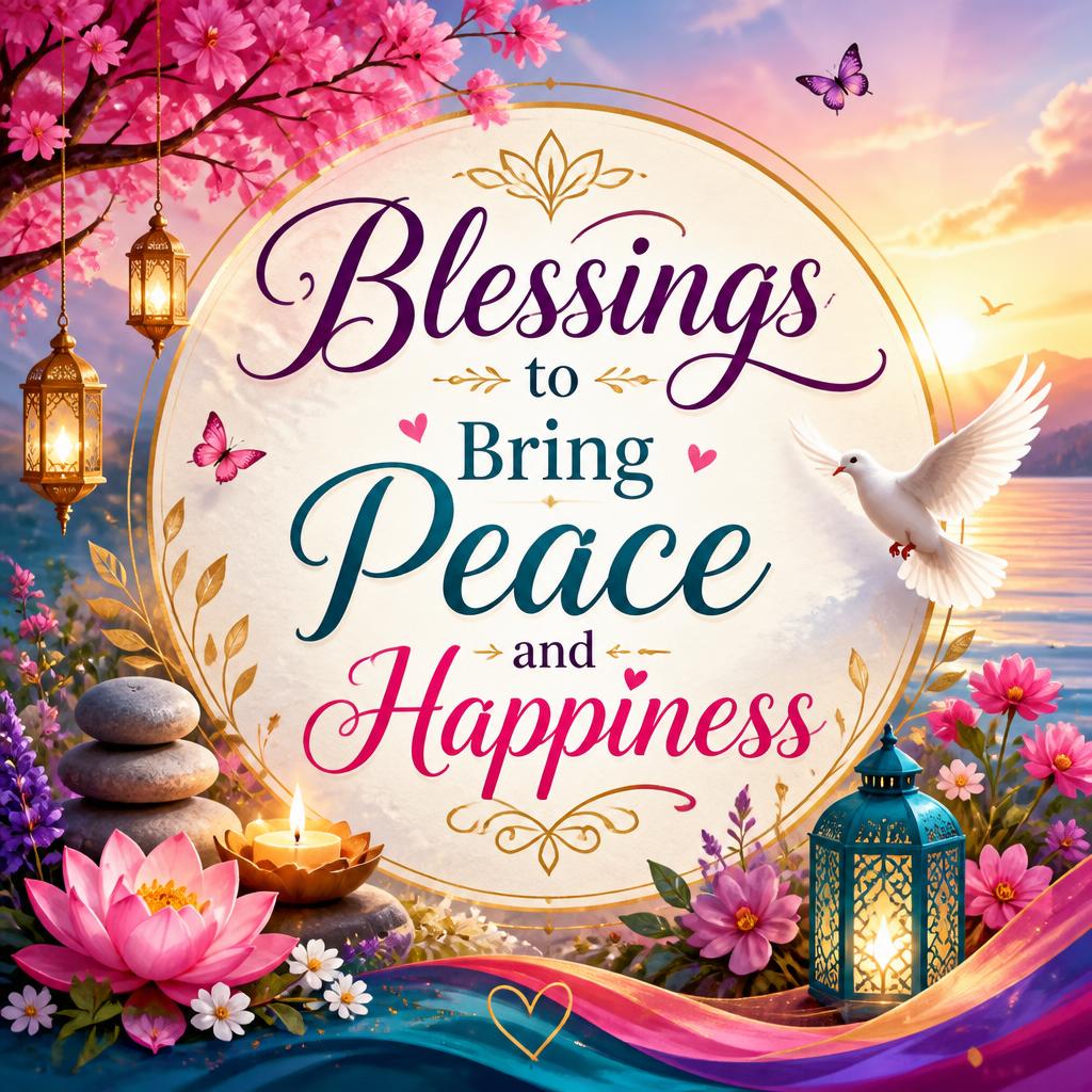 Blessings to Bring Peace and Happiness