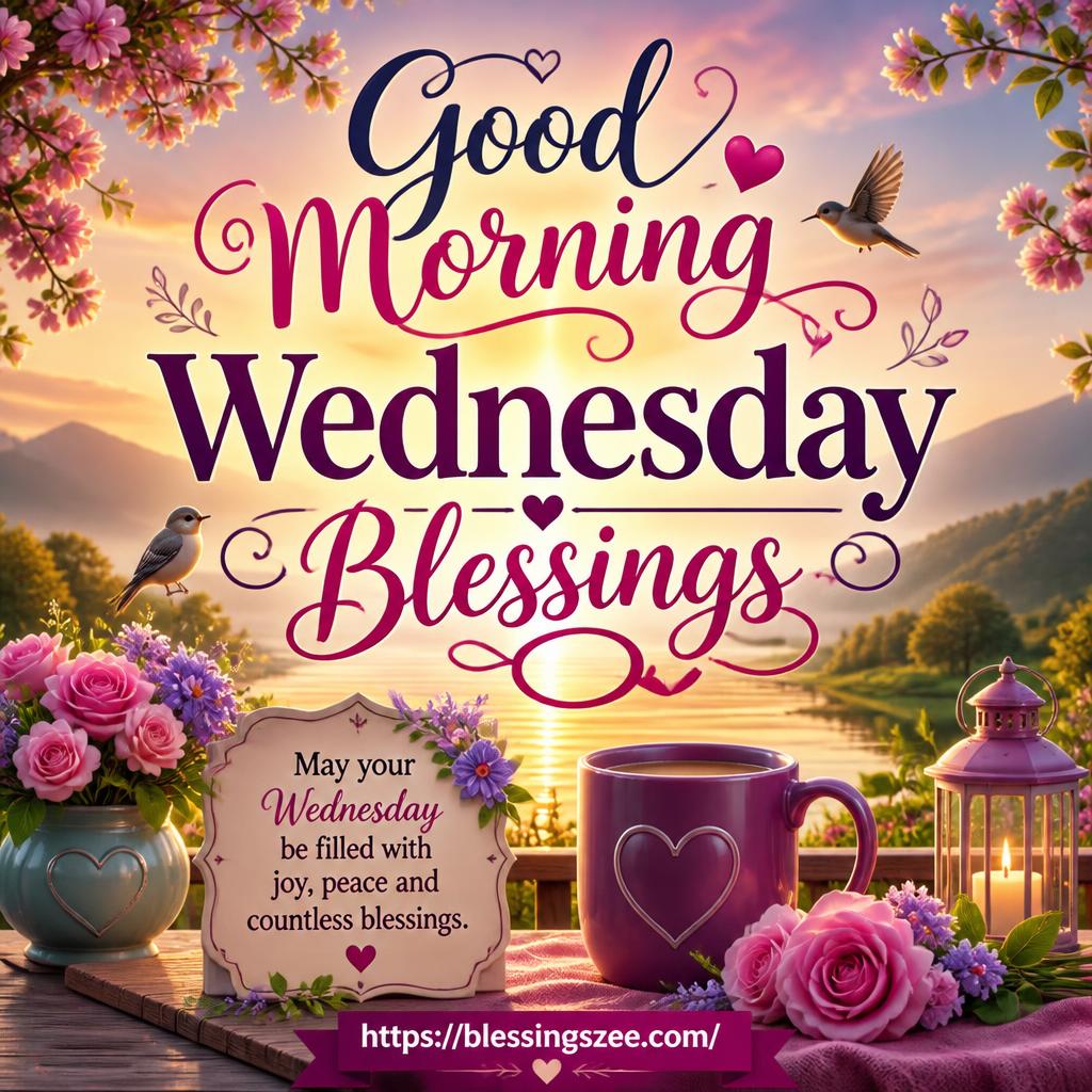 Good Morning Wednesday Blessings