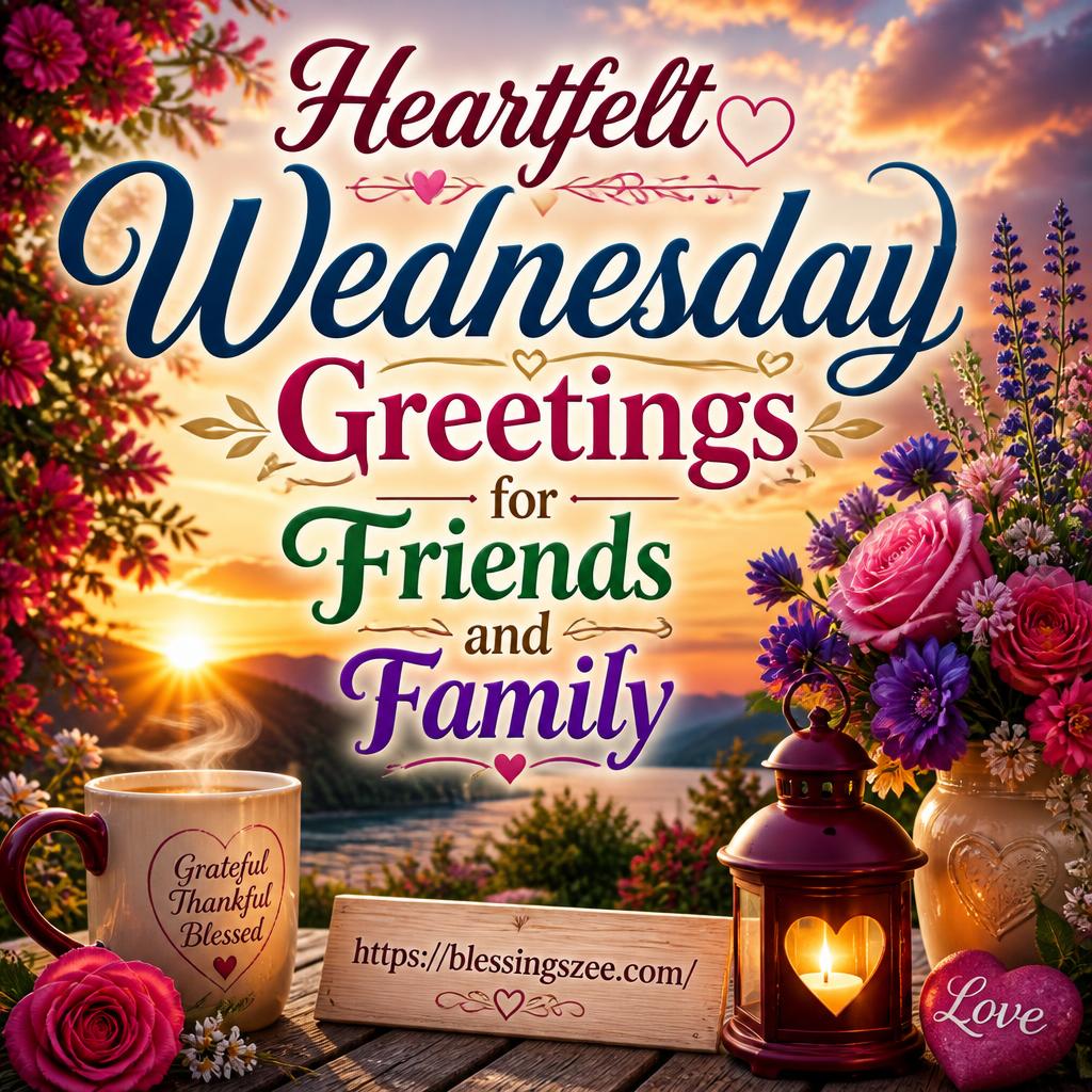 Heartfelt Wednesday Greetings for Friends and Family