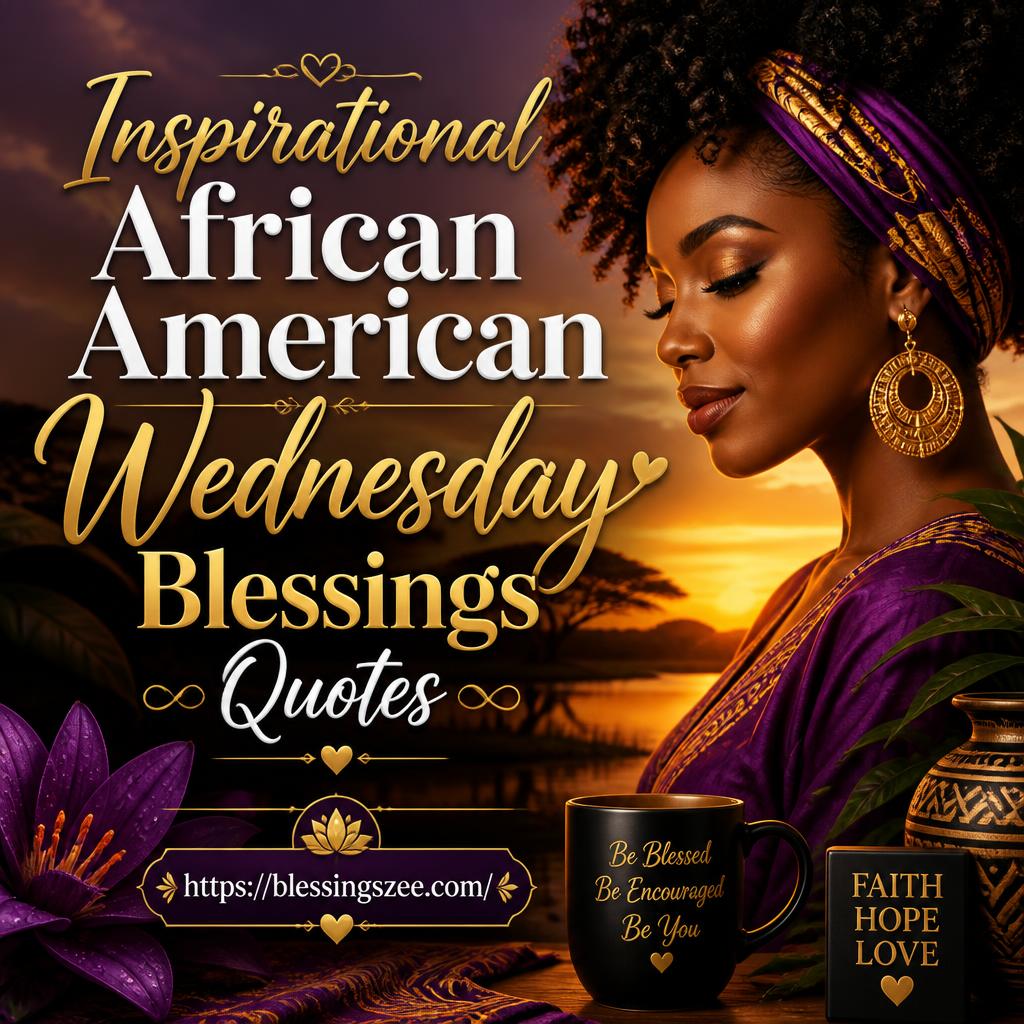 Inspirational African American Wednesday Blessings Quotes