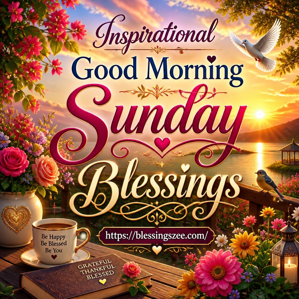 Inspirational Good Morning Sunday Blessings