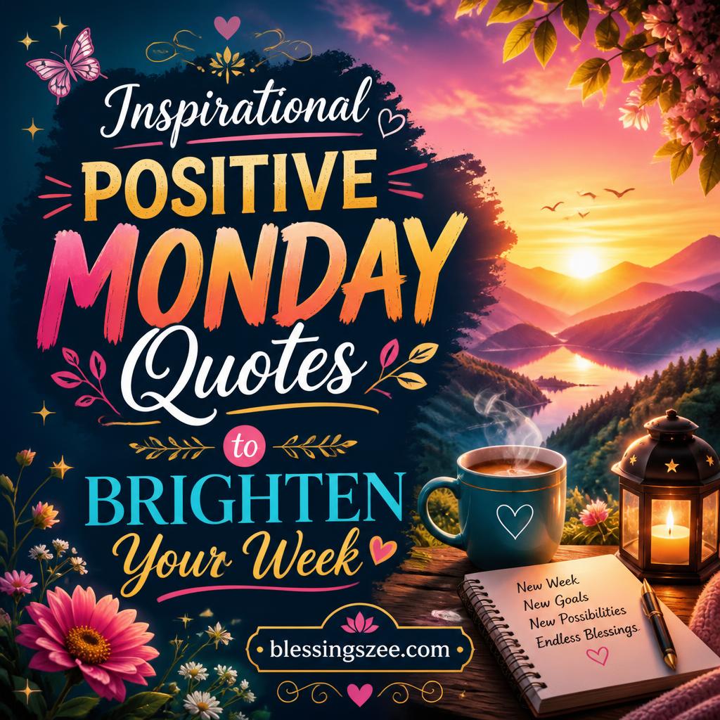 Inspirational Positive Monday Quotes to Brighten Your Week
