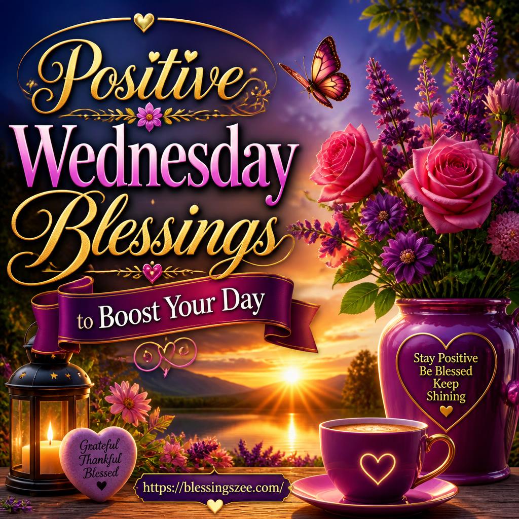 Positive Wednesday Blessings to Boost Your Day