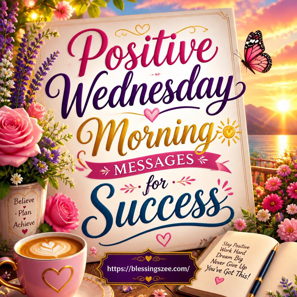 Positive Wednesday Morning Messages for Success