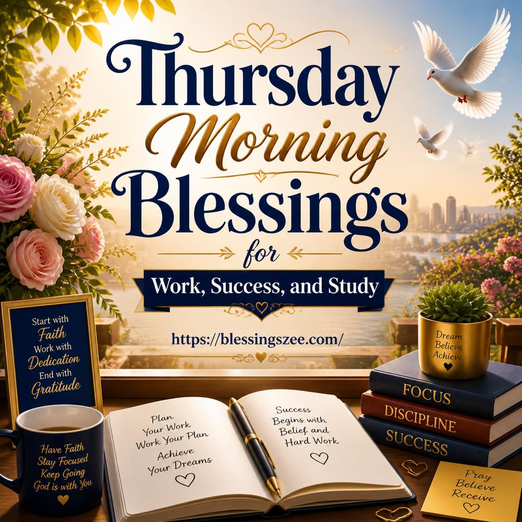 Thursday Morning Blessings for Work, Success, and Study