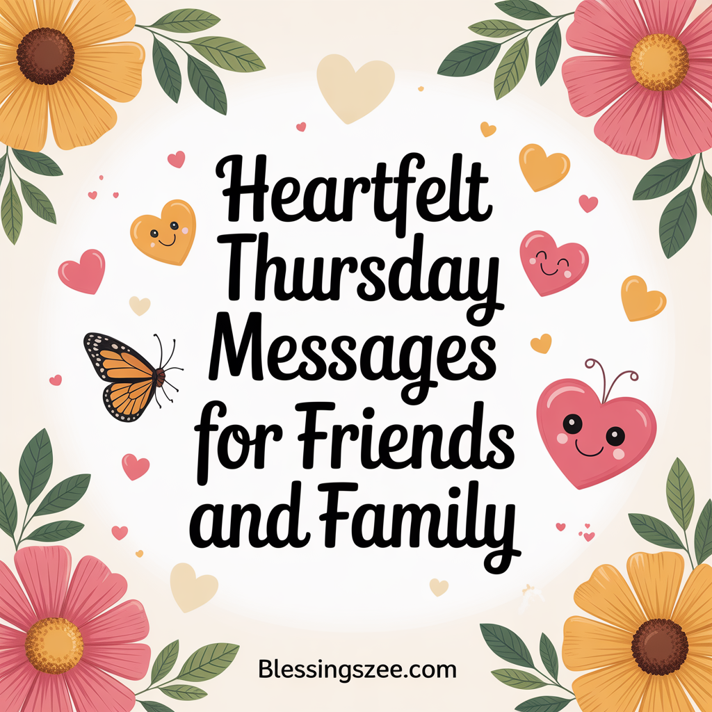 Heartfelt Thursday Messages for Friends and Family