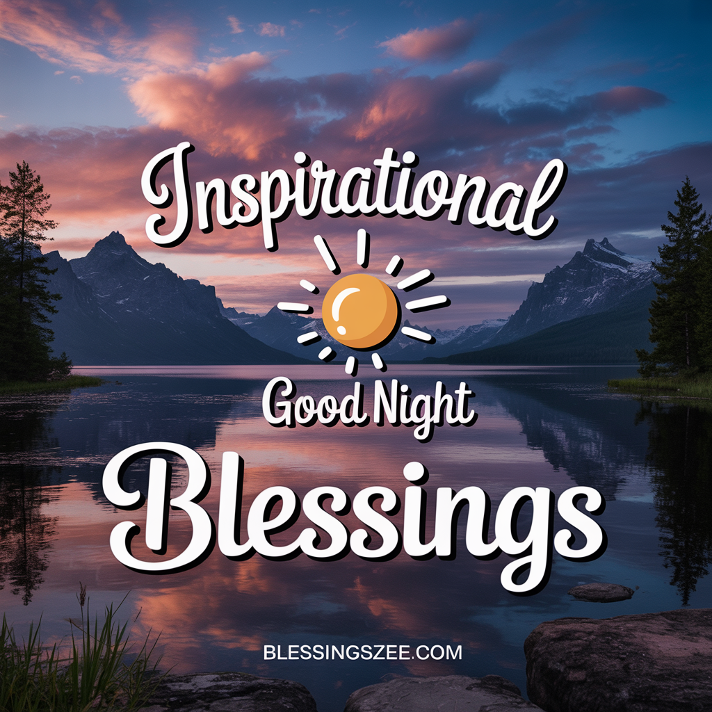 Inspirational Good Night Blessings
