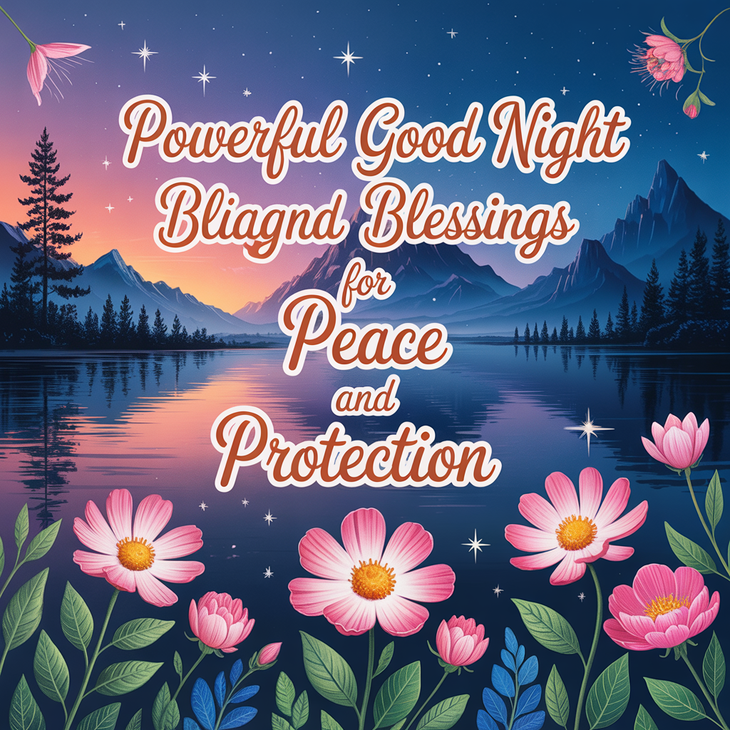 Powerful Good Night Blessings for Peace and Protection