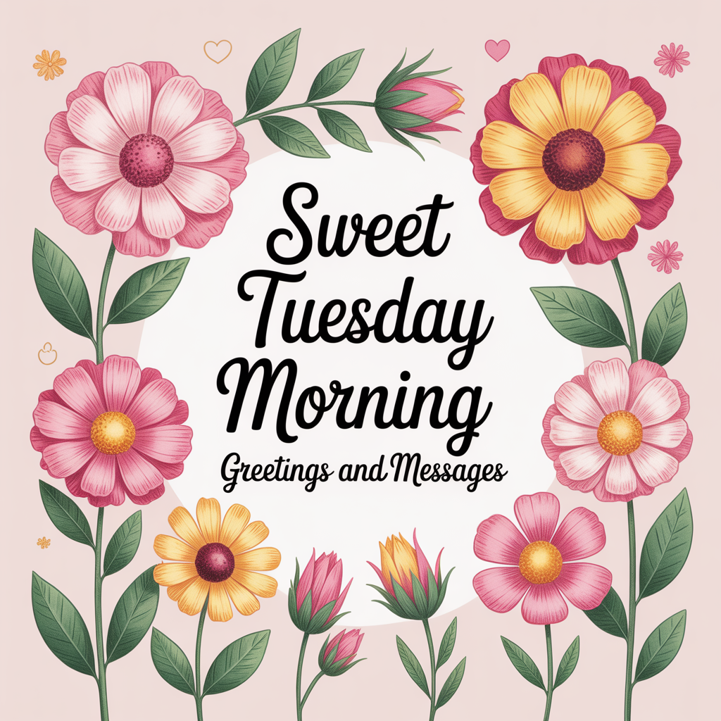 Sweet Tuesday Morning Greetings and Messages