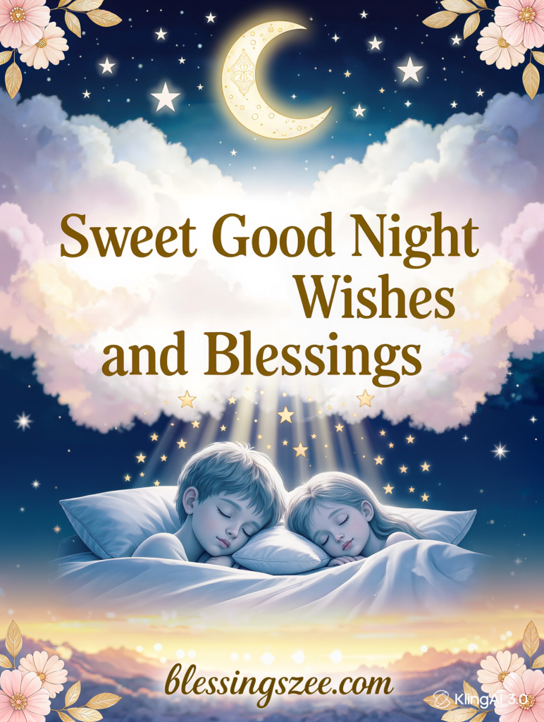 Sweet Good Night Wishes and Blessings