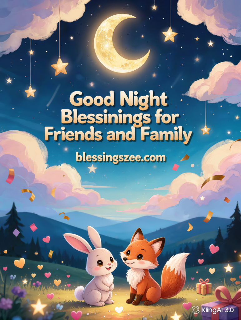 Good Night Blessings for Friends and Family