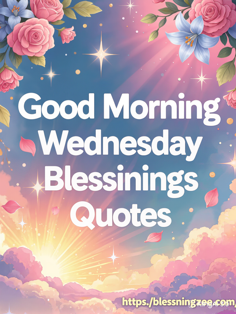 Good Morning Wednesday Blessings Quotes