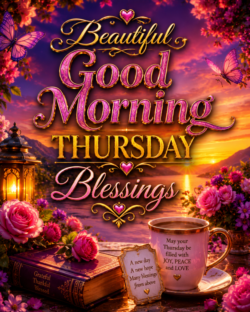 Beautiful Good Morning Thursday Blessings