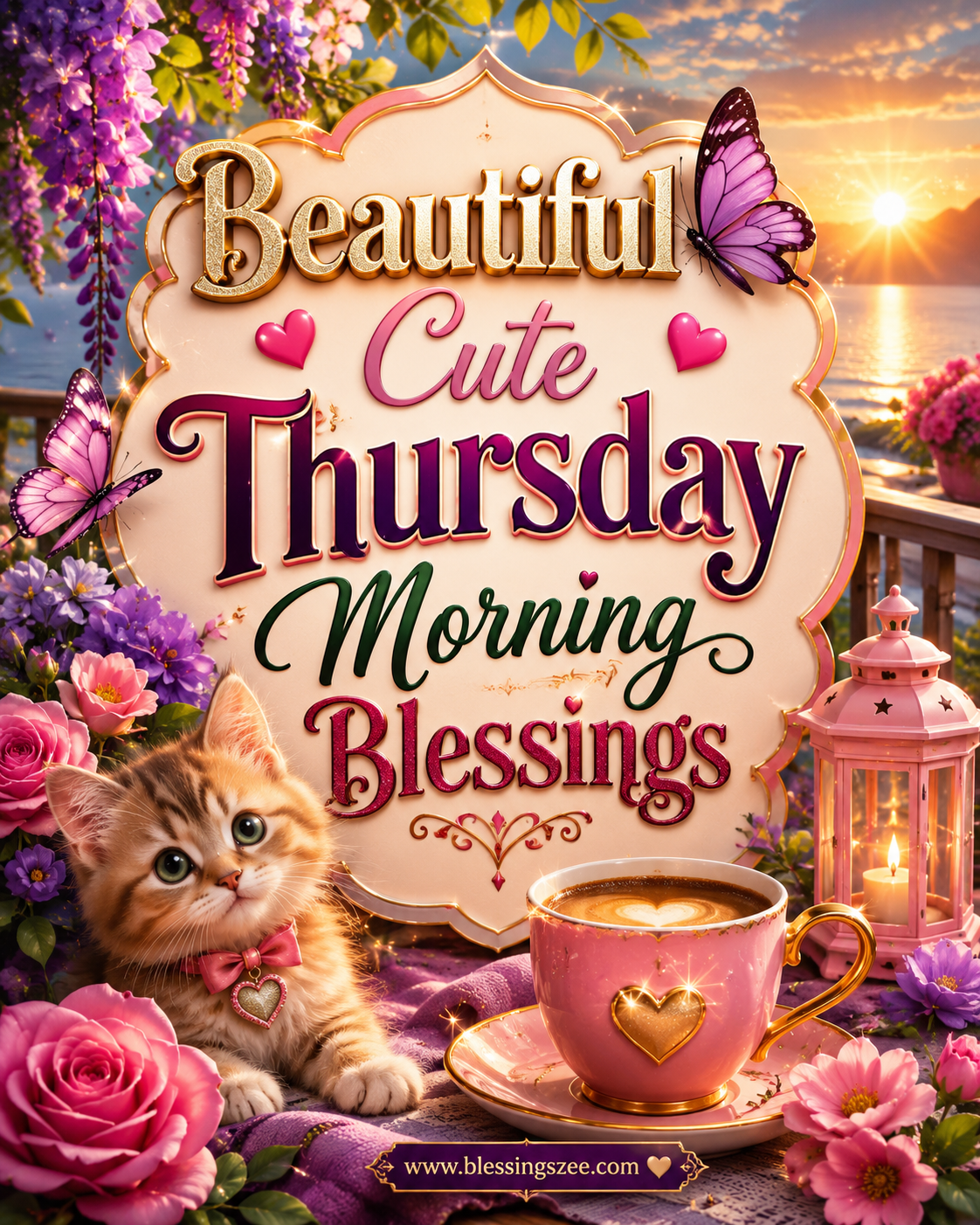 Beautiful Cute Thursday Morning Blessings