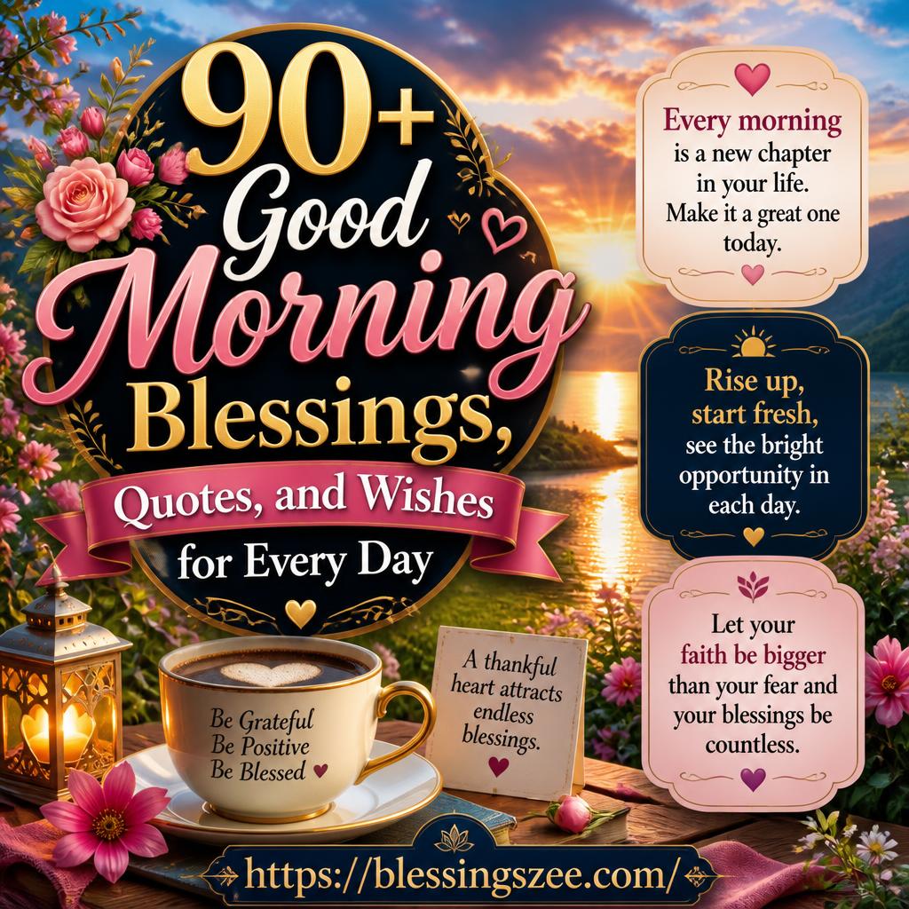 90+ Good Morning Blessings, Quotes, and Wishes for Every Day