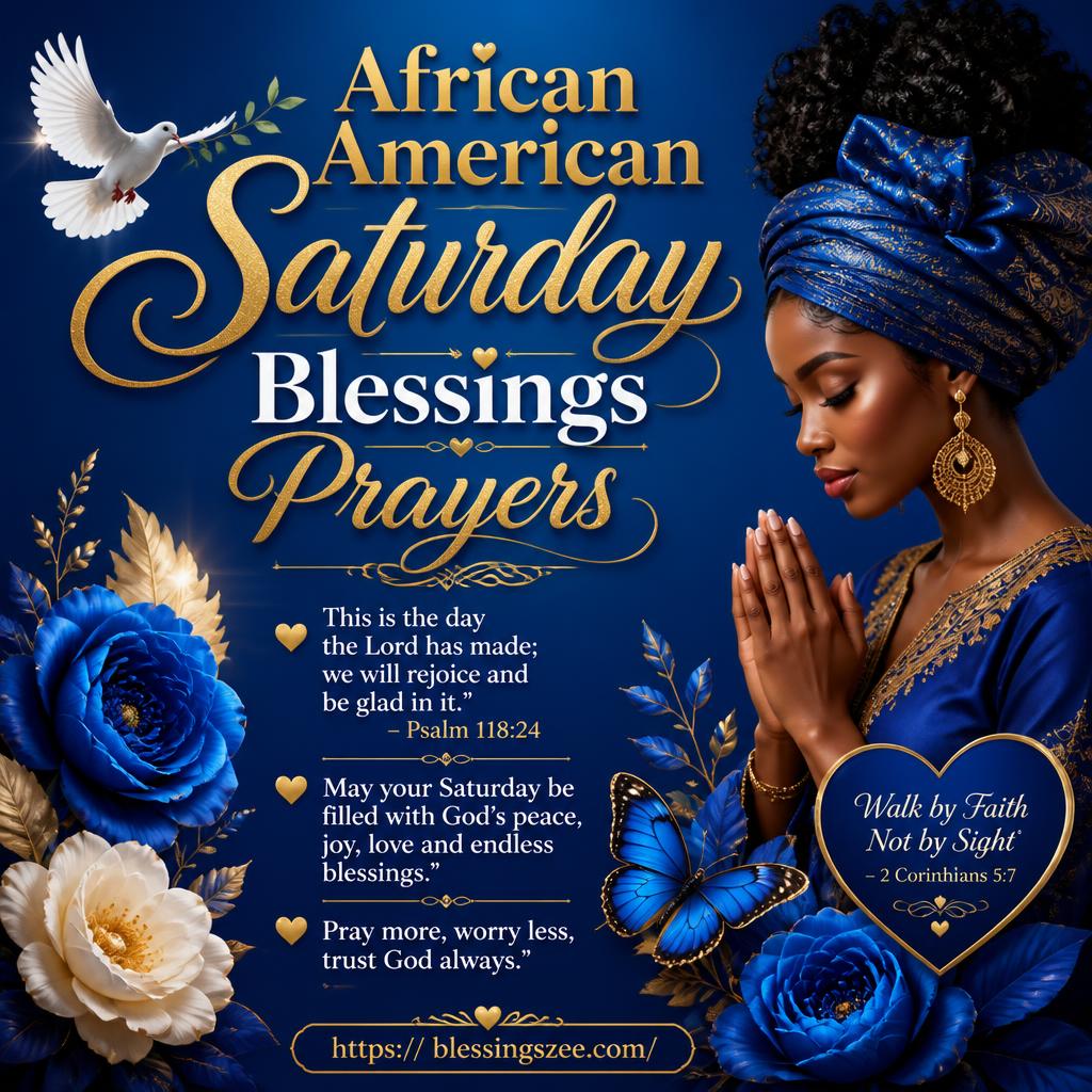 African American Saturday Blessings Prayers