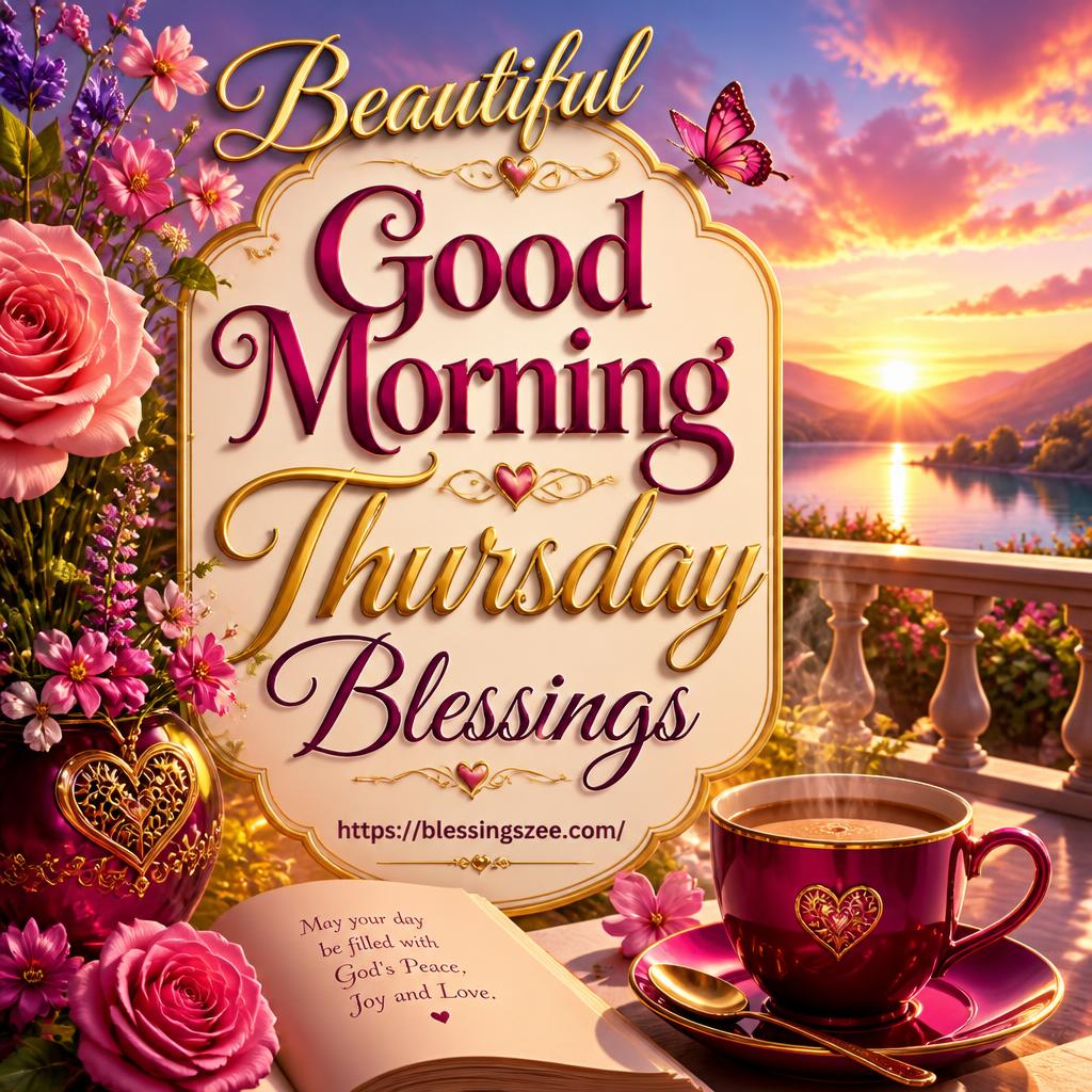 Beautiful Good Morning Thursday Blessings